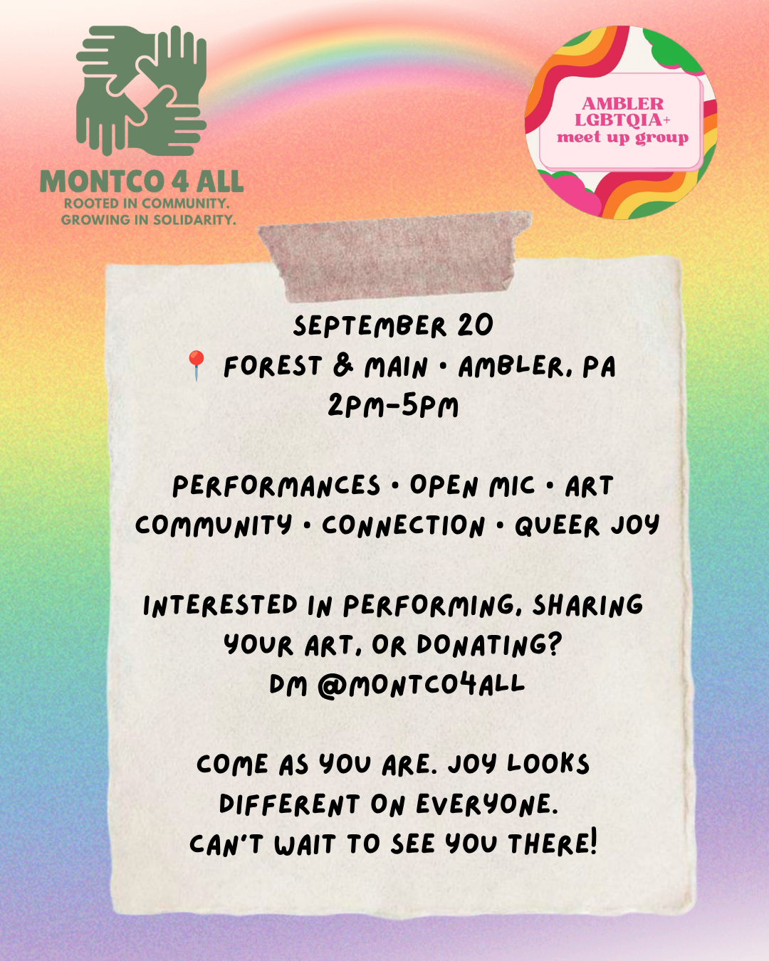 Celebrating LGBTQIA+ Joy, Expression, & Belonging