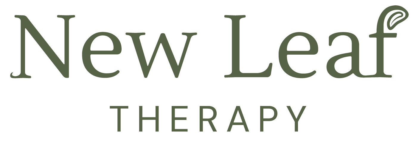 New leaf therapy wordmark logo