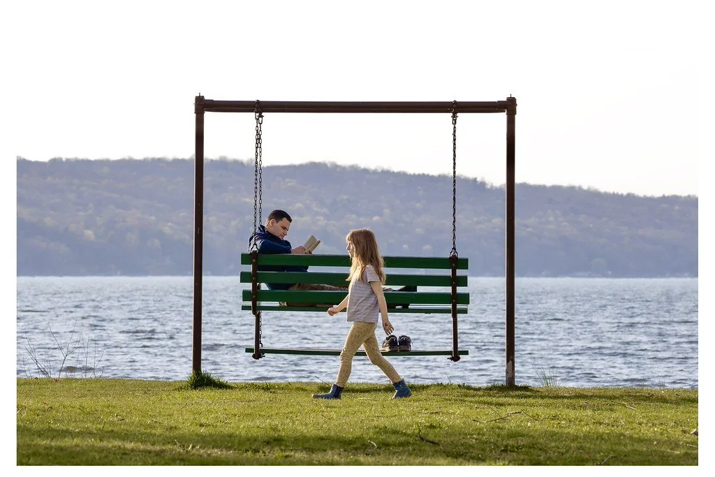 Benches by Cayuga Lake