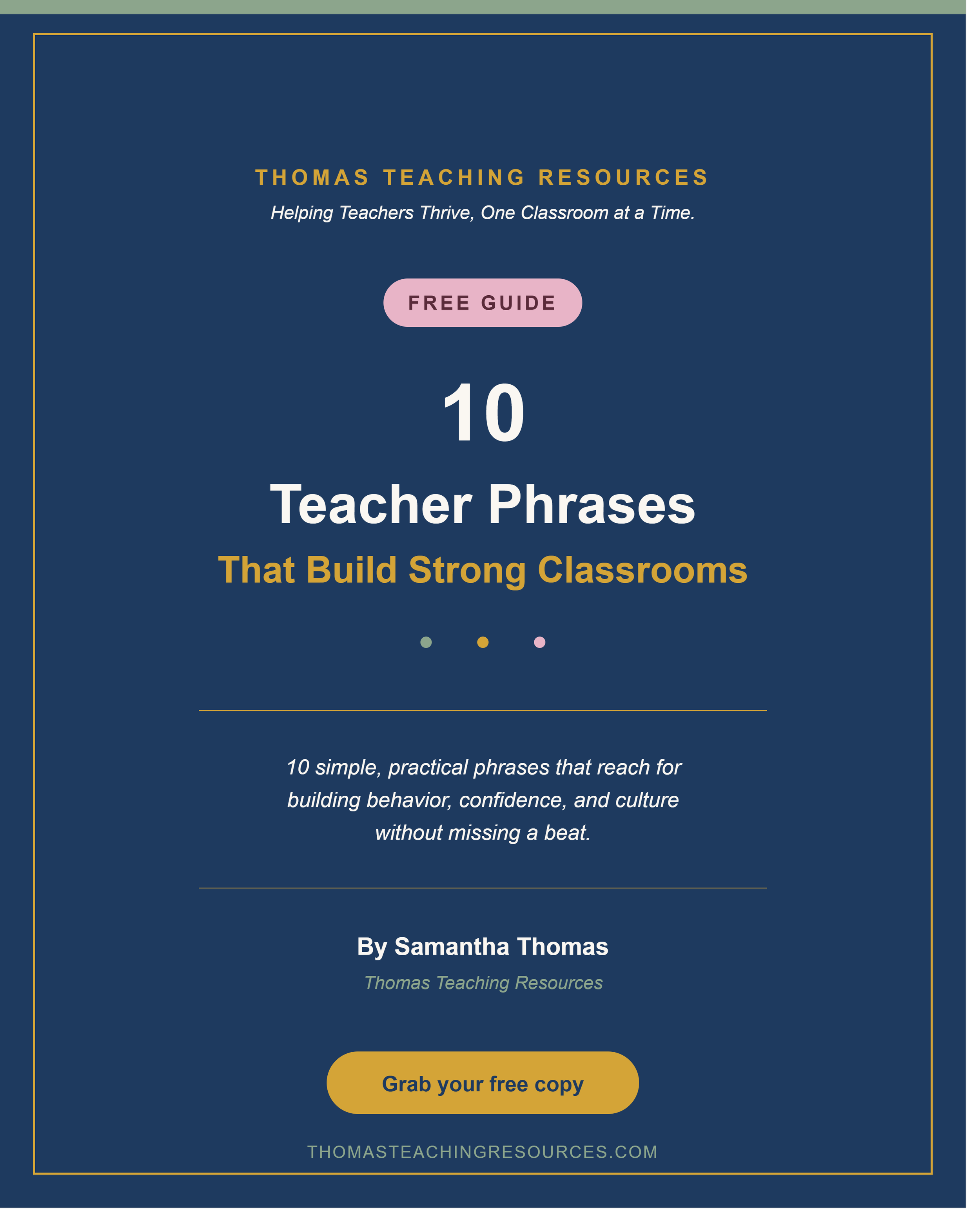 10 Teacher Phrases That Build Strong Classrooms