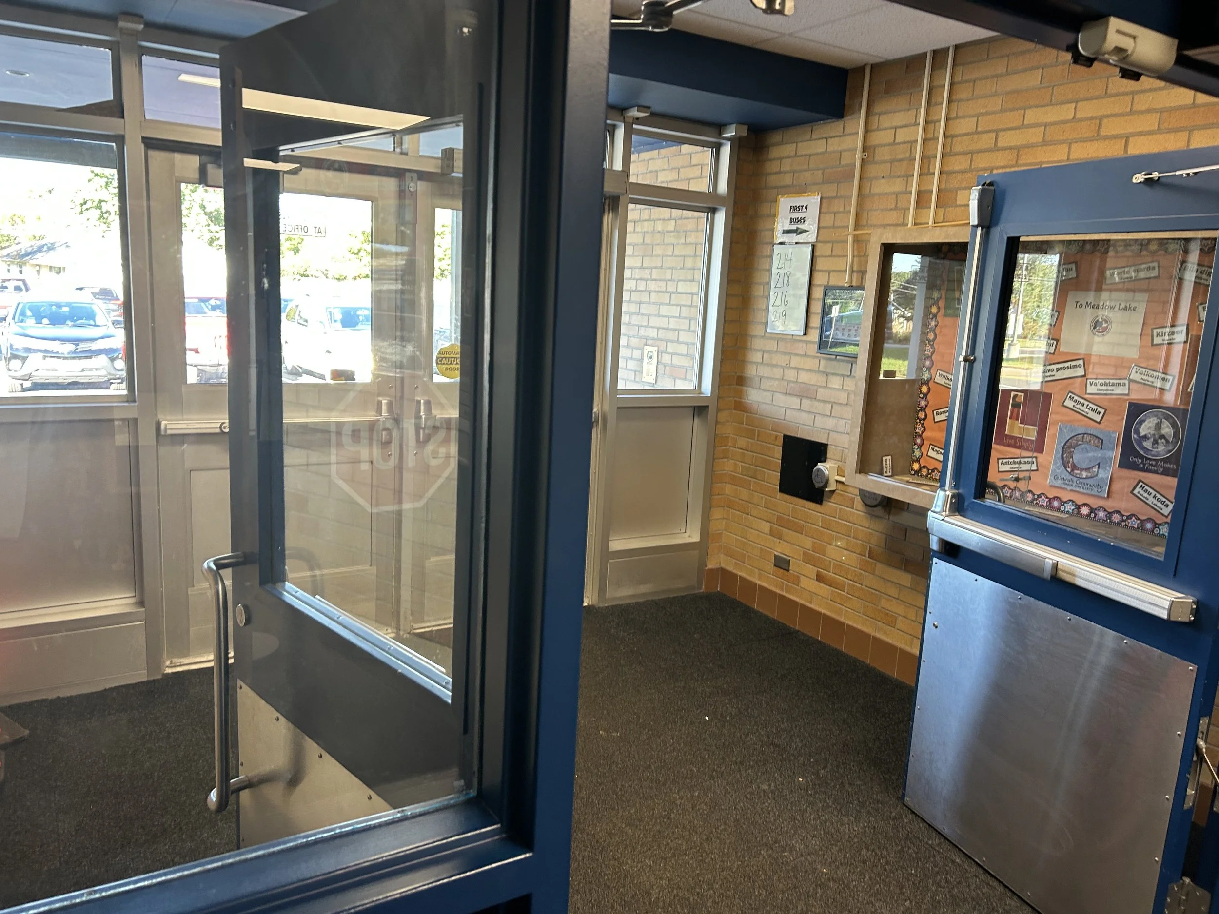 Lack of secure entrance
