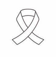 Ilustración de un lazo que representa tratamientos oncológicos y la gestión de reclamaciones médicas para servicios de cáncer en el sistema de salud de Estados Unidos.