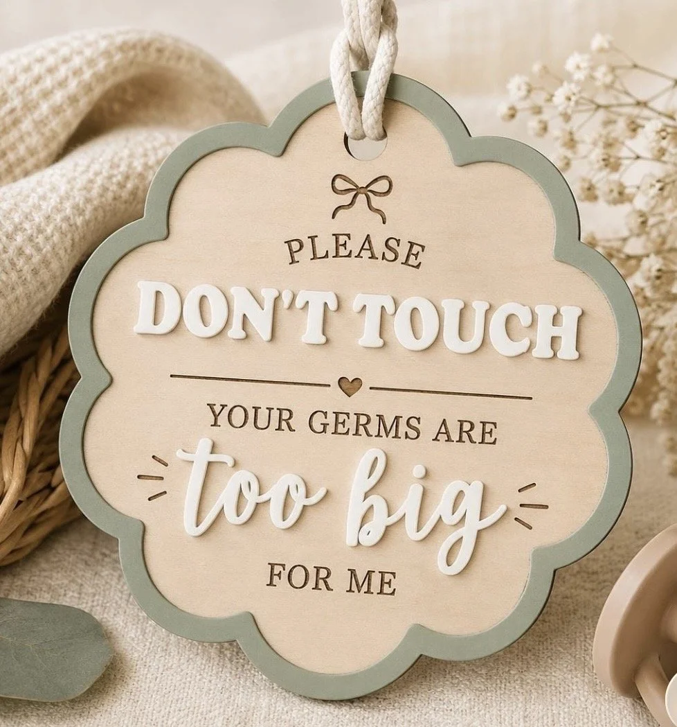 Don't Touch Baby Sign
