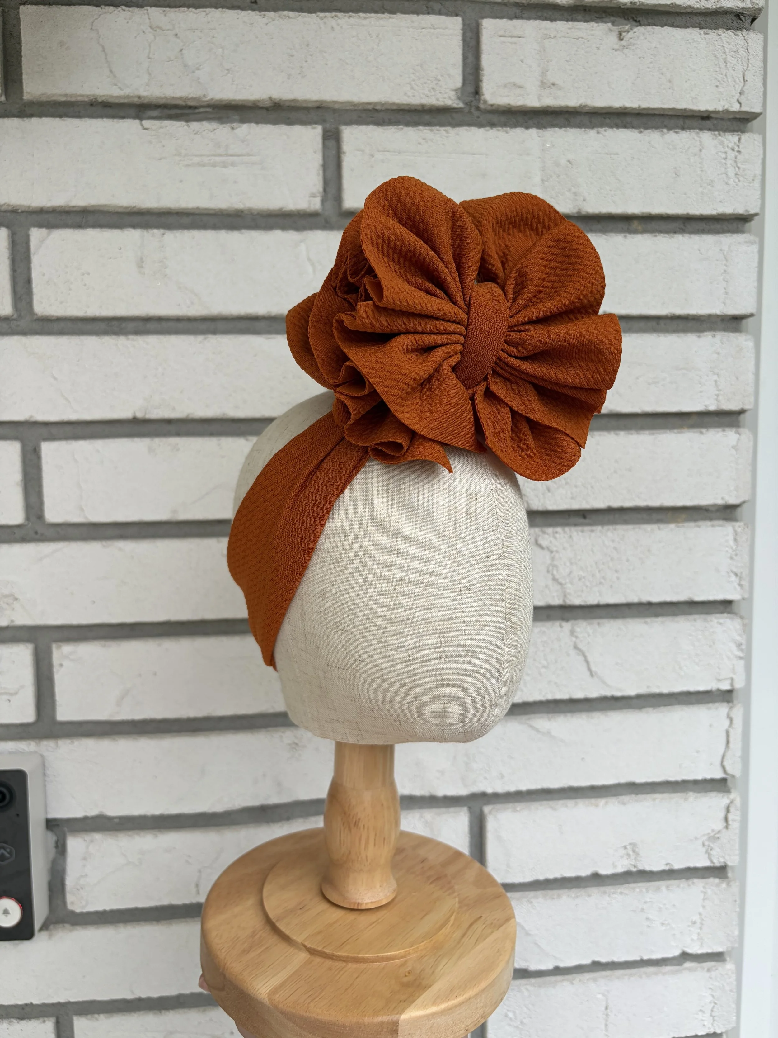 Tabacco Shredded Head Wrap