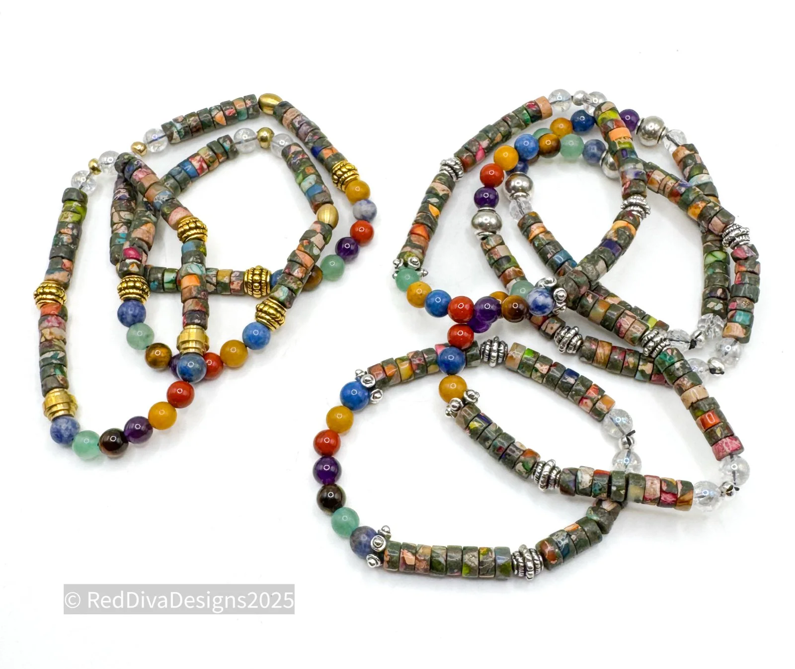 Chakra Stretchy Bracelets