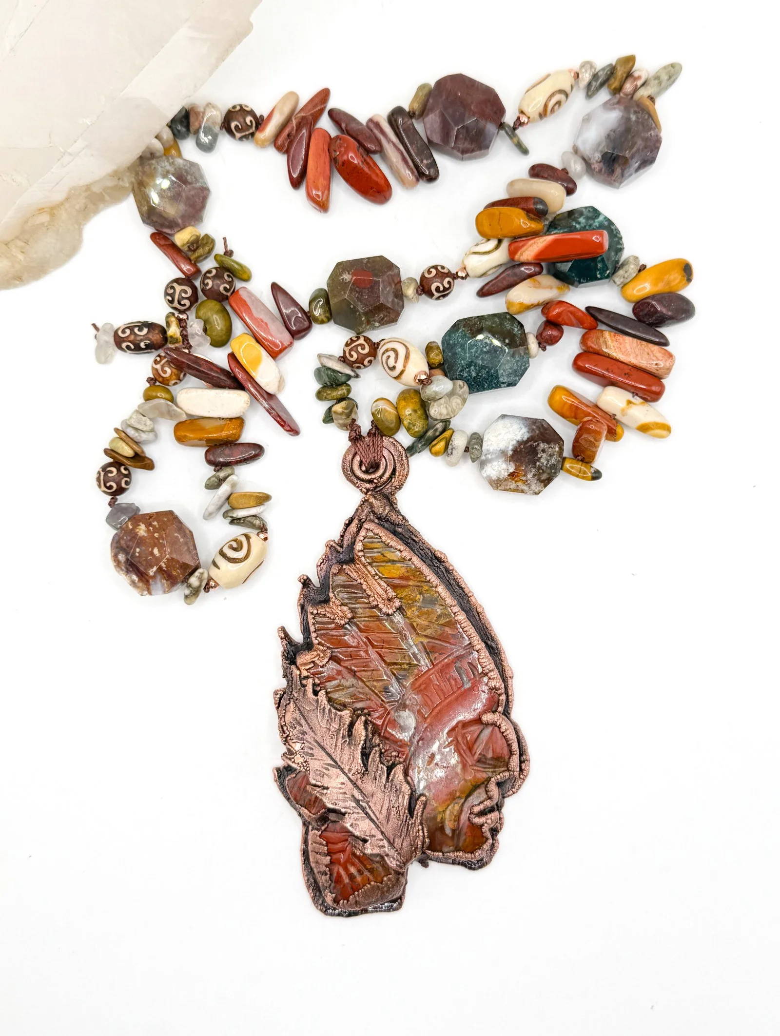 Cherokee Indian Head Necklace