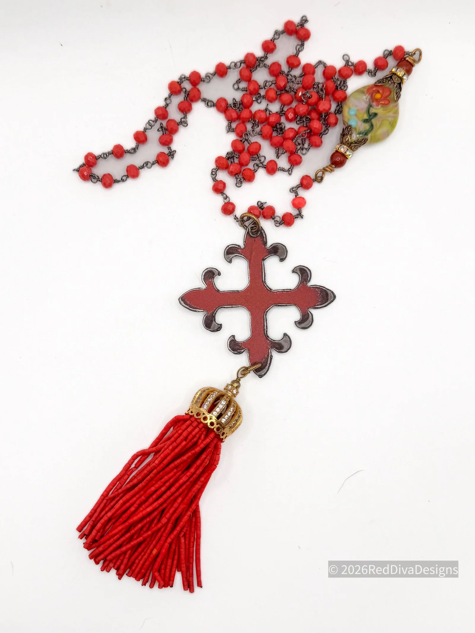 Cross with Tassel