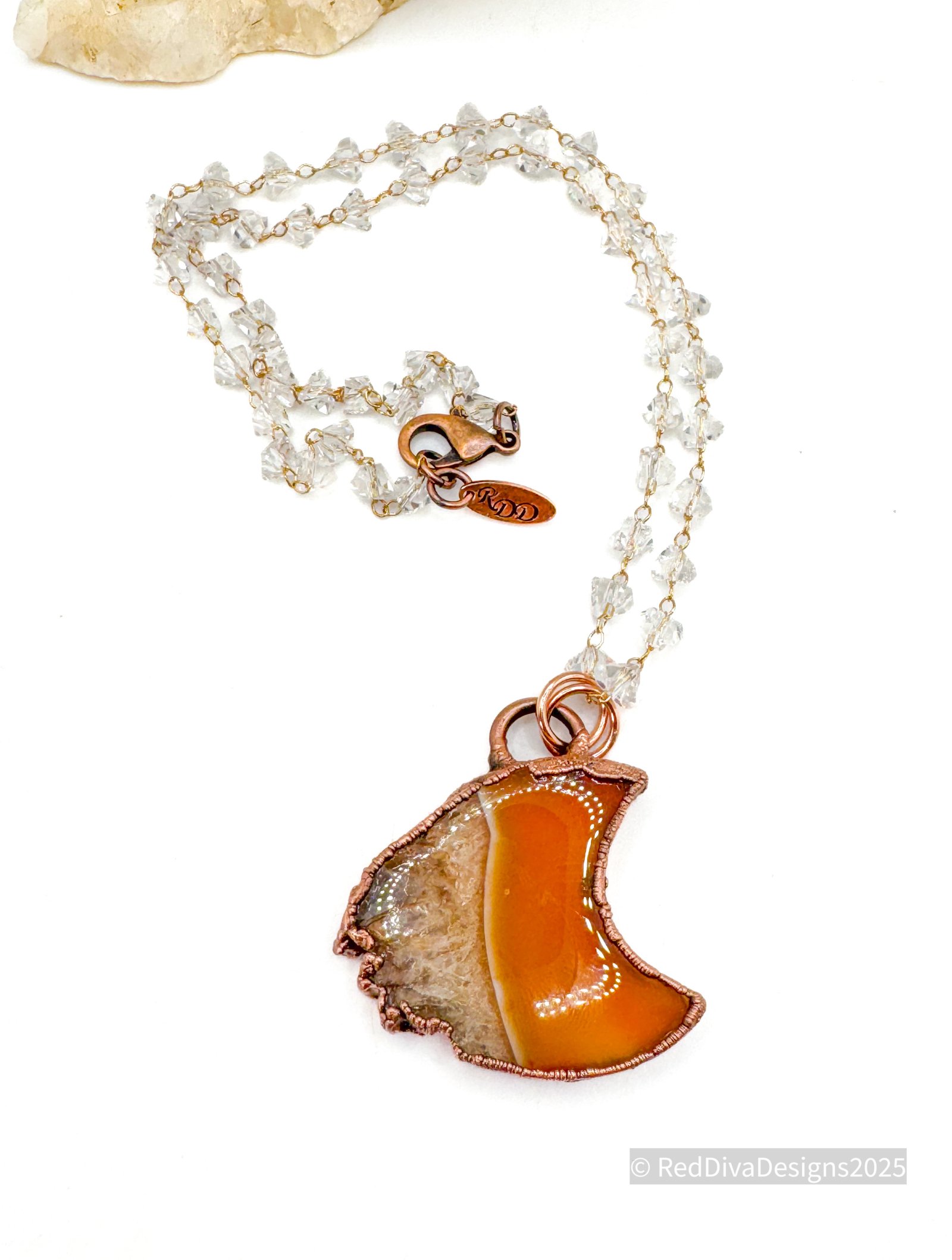 Red Moon Rising Necklace