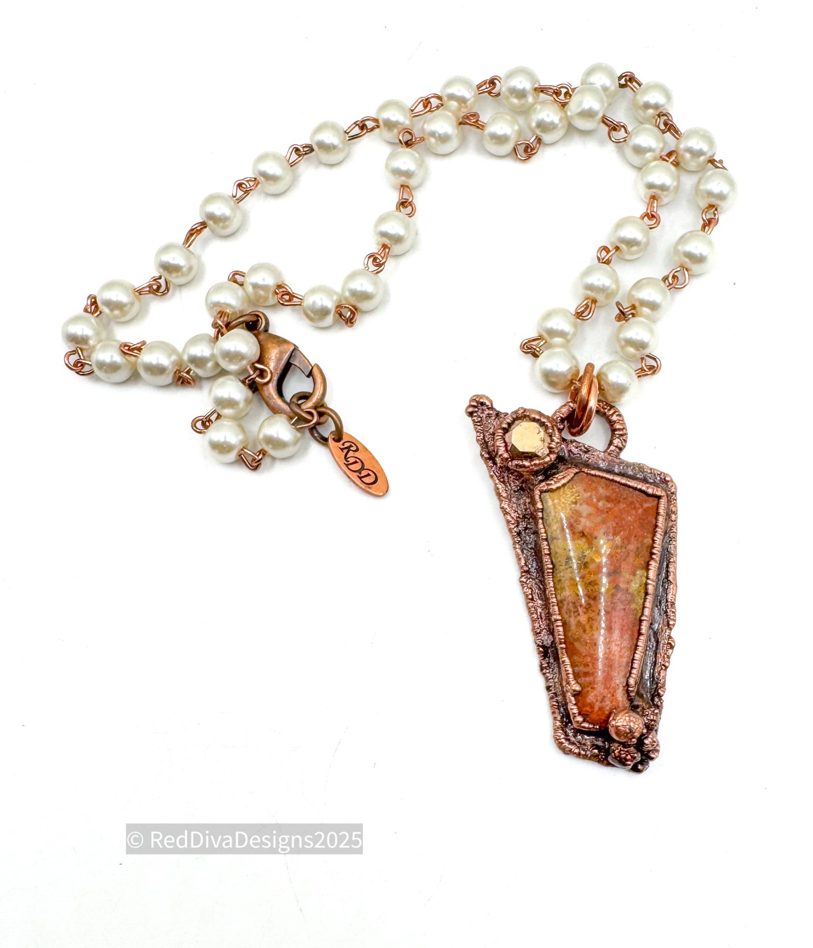 Agatized Coral Necklace