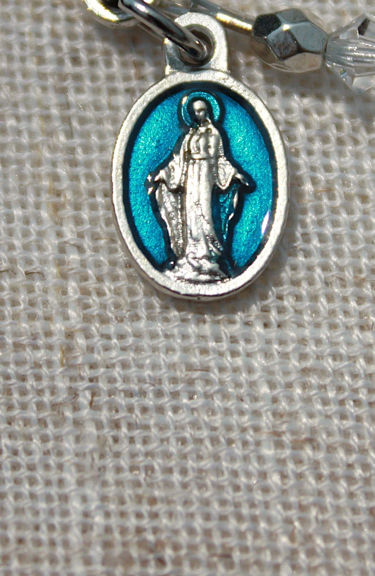 Healing Waters-Enamel Mary Charm.JPG