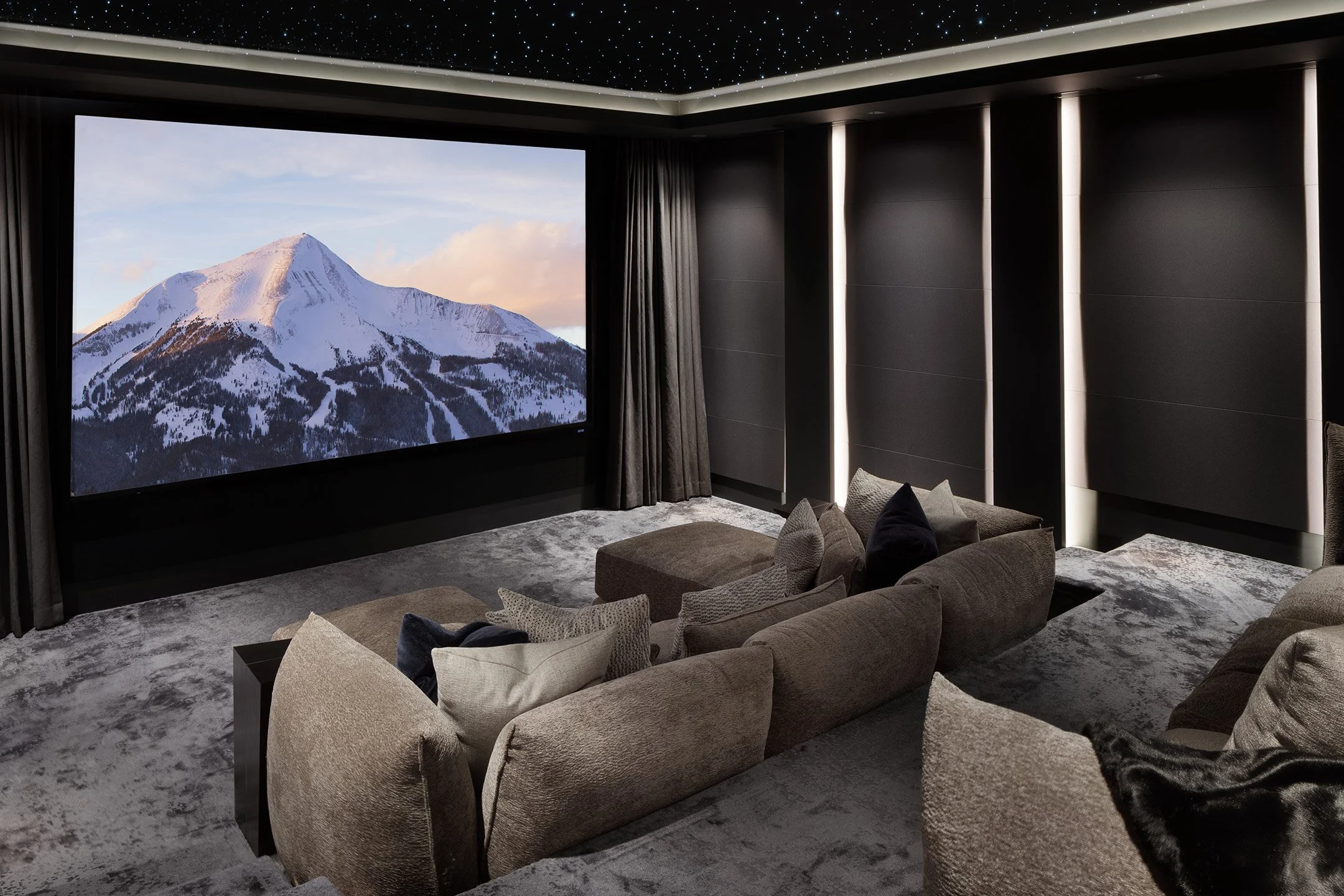 Luxury residential audio video environment