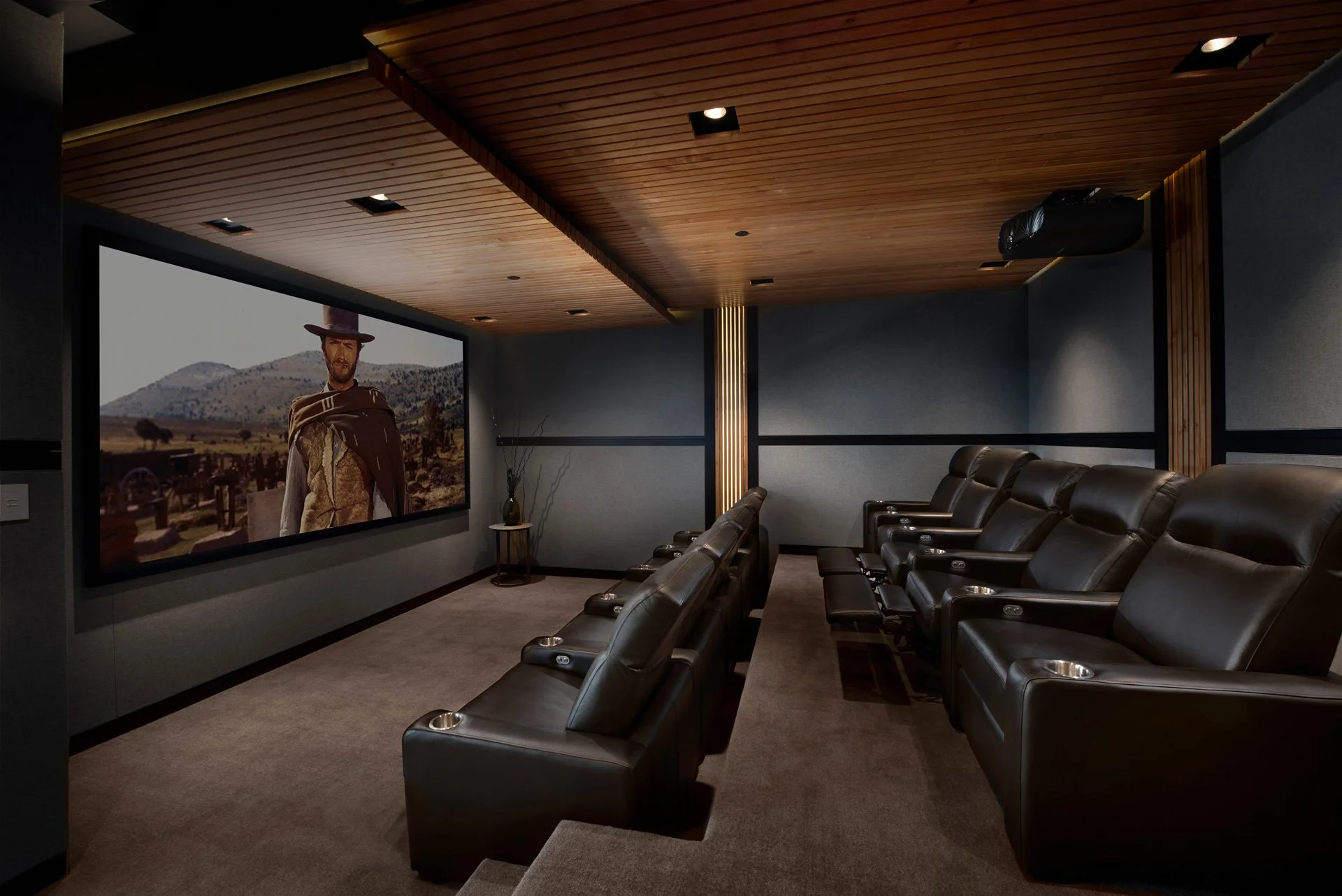 Dedicated luxury home theater