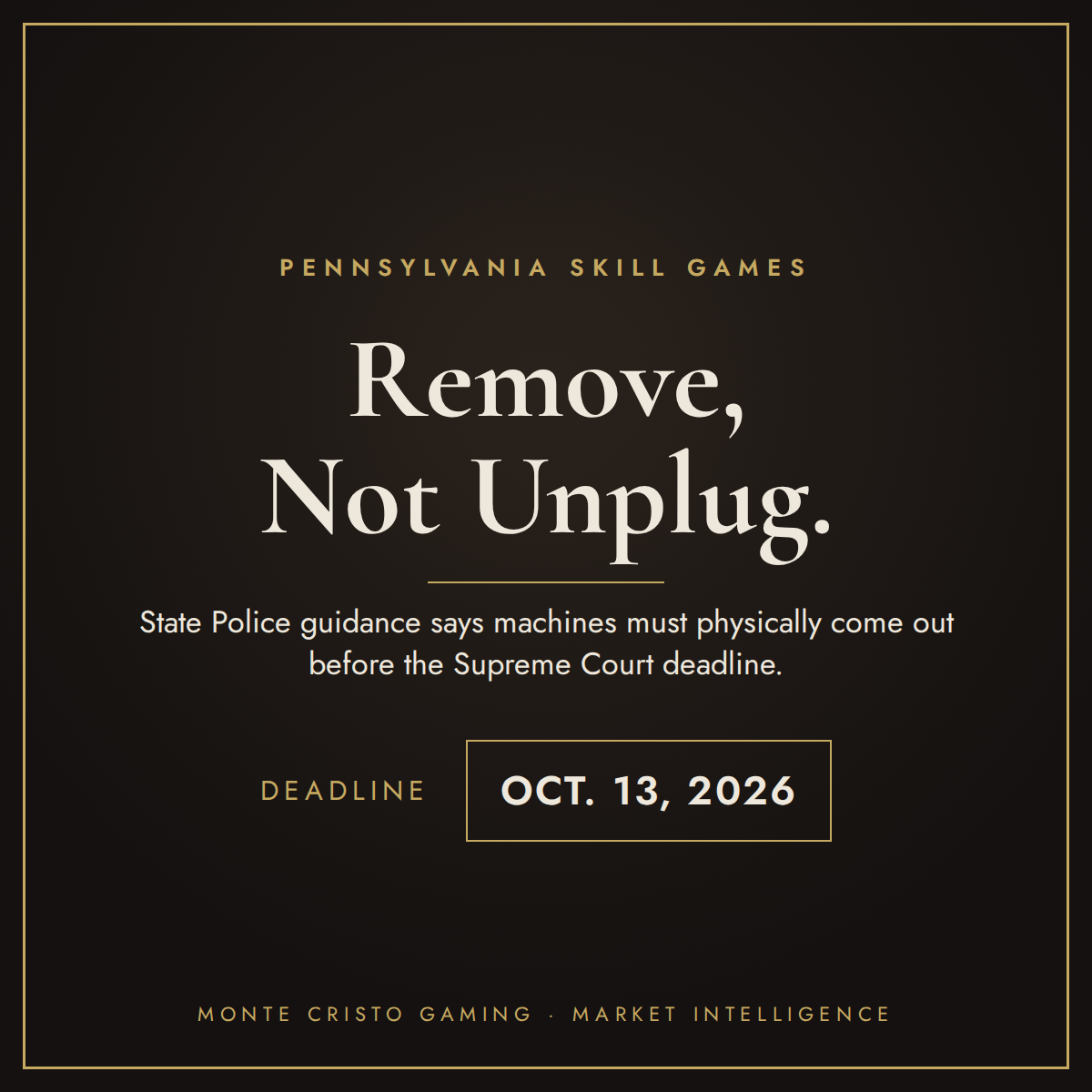 Pennsylvania State Police Just Told Businesses to Remove Skill Games. The Industry Says It Won't.