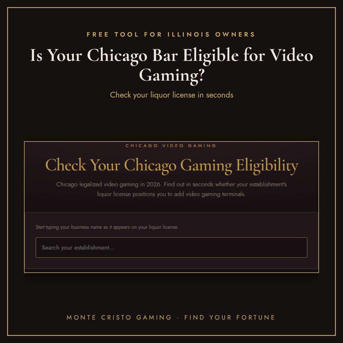 Is Your Chicago Bar Eligible for Video Gaming? Check Your Liquor License in Seconds