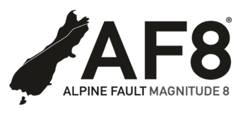 Logo for Alpine Fault Magnitude 8 (AF8)