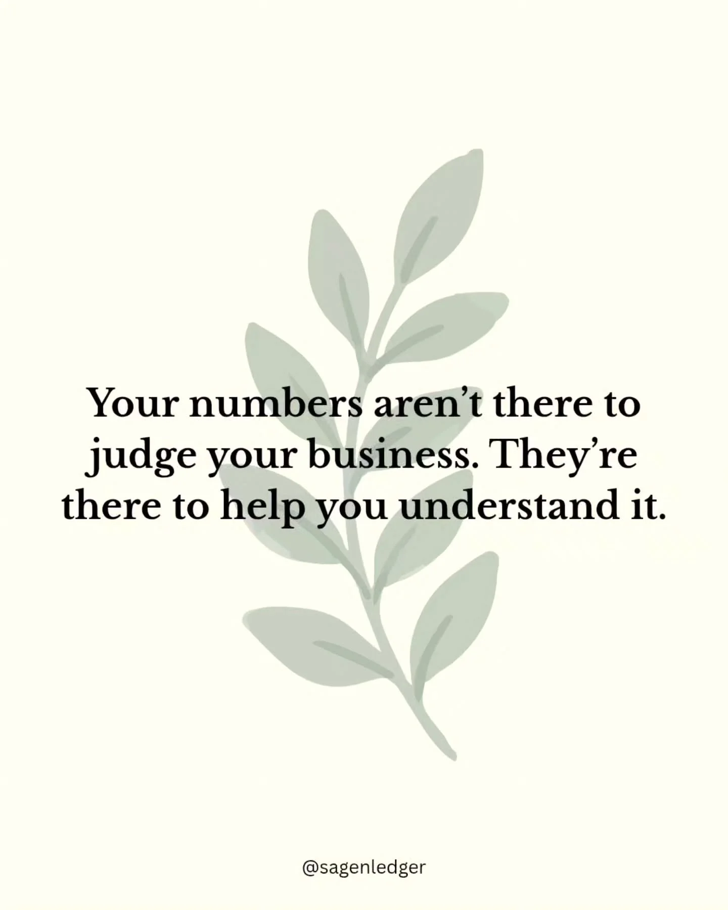It&rsquo;s easy to look at your numbers and focus on what you should be doing differently.

But your financials aren&rsquo;t a reflection of whether or not you&rsquo;re a good or bad business owner.

They&rsquo;re a tool to help you better understand