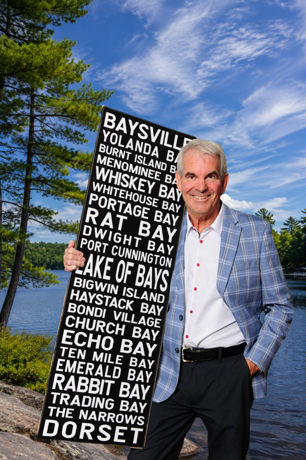 Glenn Vickery standing outdoors in Muskoka, REALTOR® with RE/MAX Professionals North.