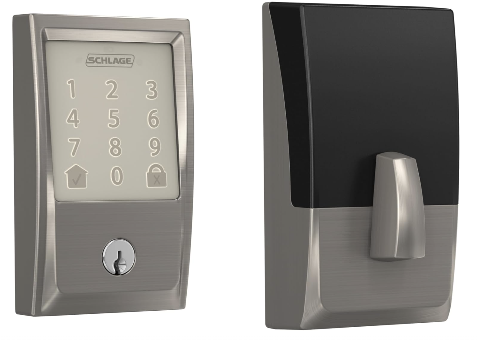 A smart lock like this adds extra security to your home.