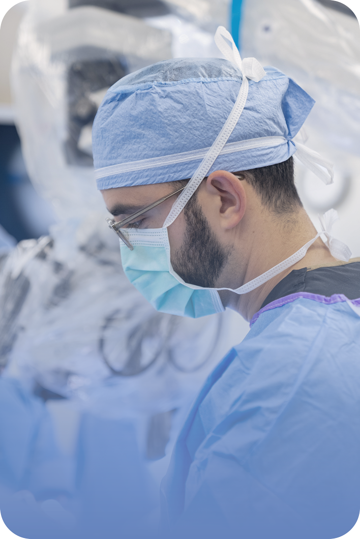 Dr. Hassan A. Fadel in the operating room