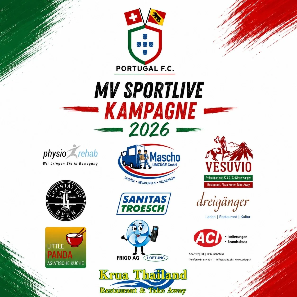 💚❤️ MV SPORTLIVE KAMPAGNE 2026 ❤️💚

O Portugal F.C. continua a crescer a cada dia &mdash; e este crescimento s&oacute; &eacute; poss&iacute;vel gra&ccedil;as a todos os que acreditam no nosso projeto e caminham ao nosso lado! 🤝⚽

Hoje apresentamos