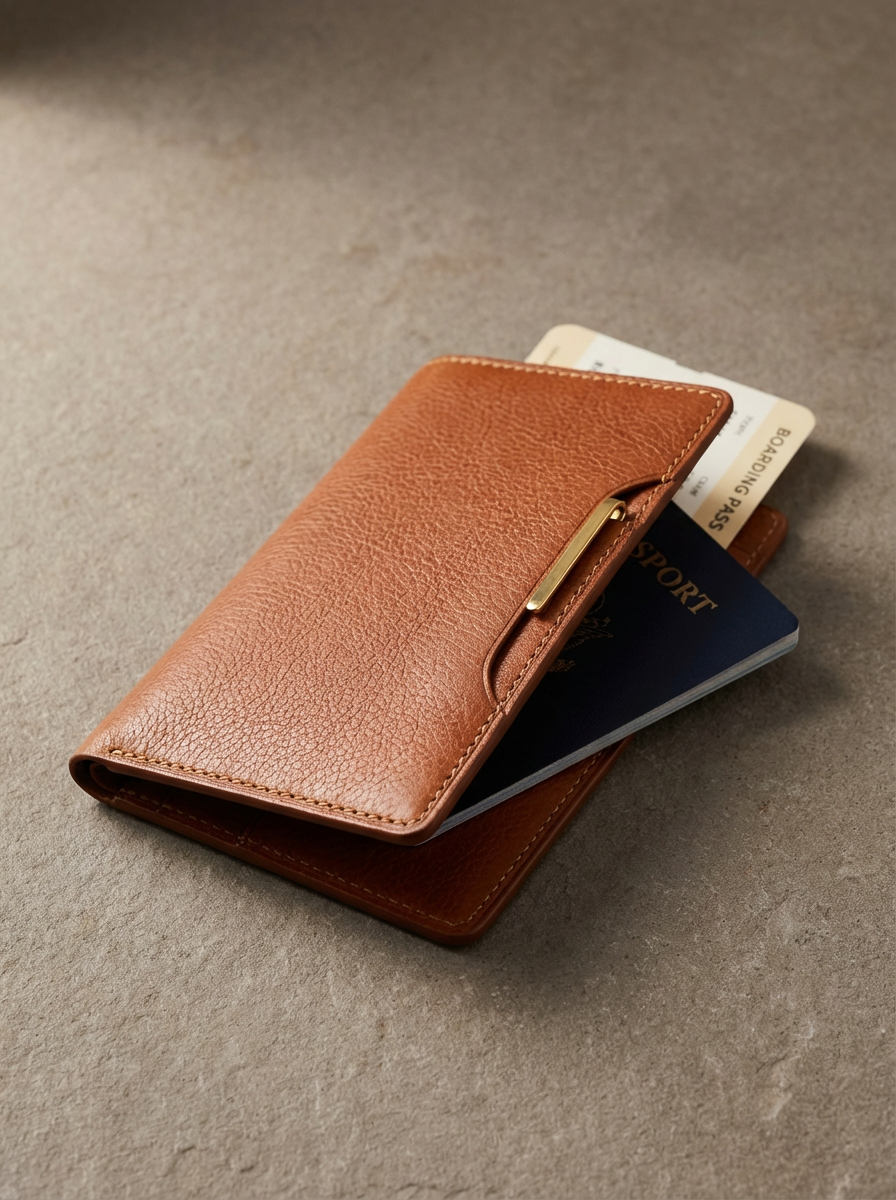 Leather Passport Wallet