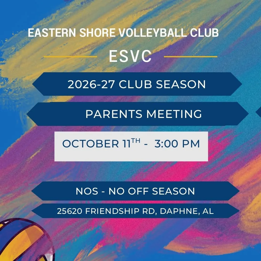 ESVC Club Season Parent Meeting