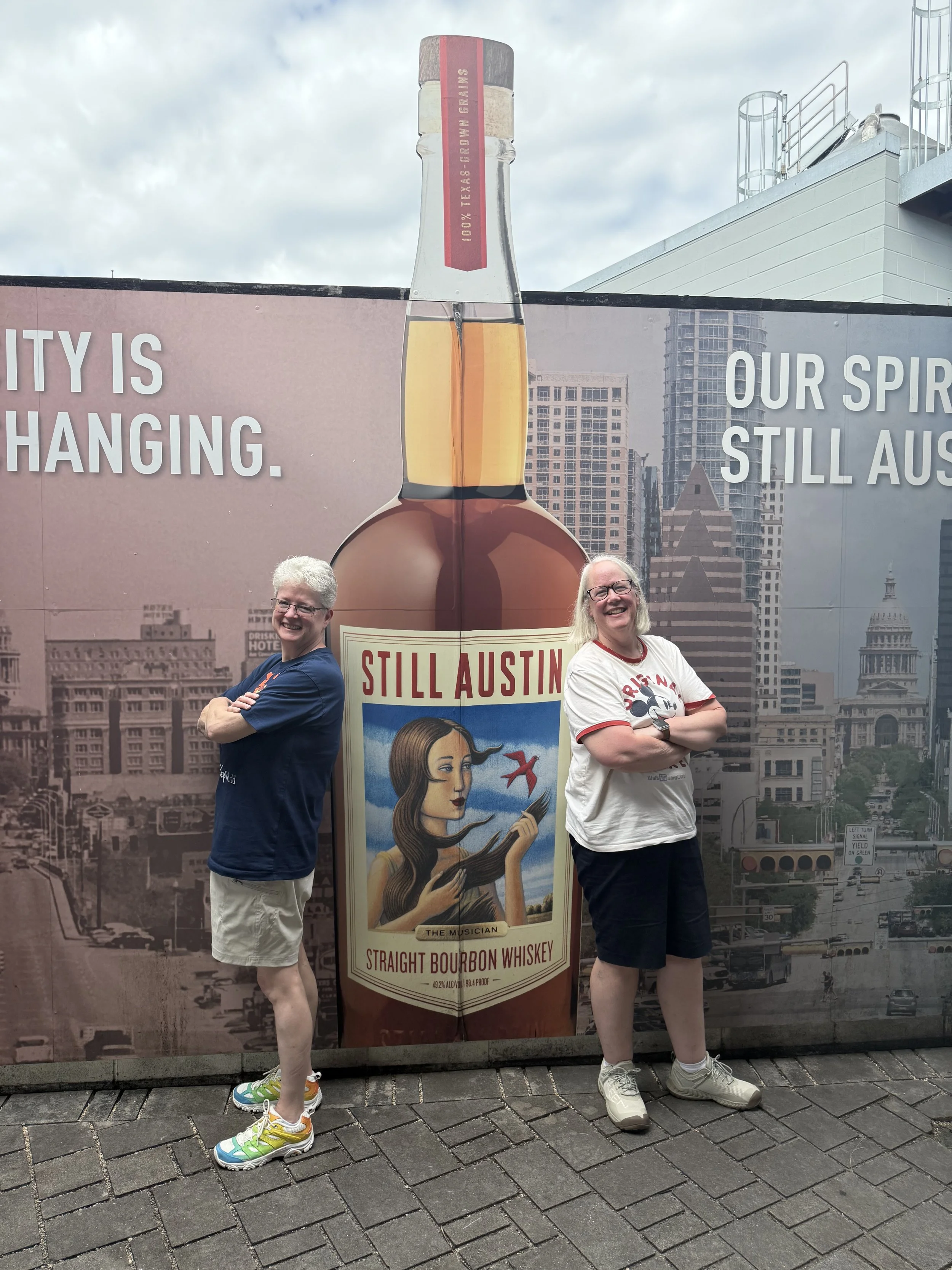 Jen and Janet at Still Austin Distillery