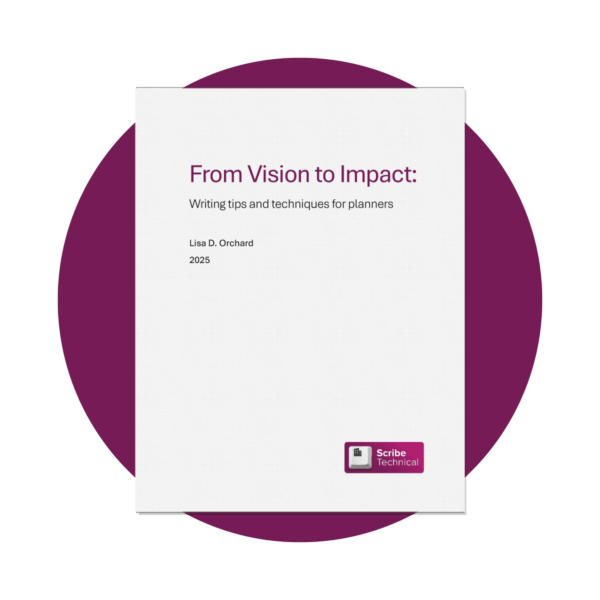 From Vision to Impact: Writing Tips & Techniques for Planners