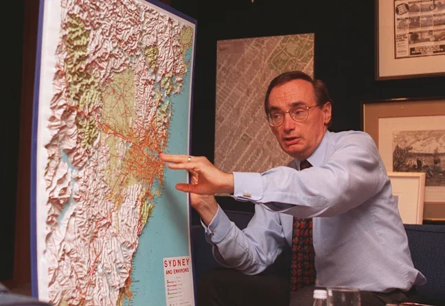 A photo of former Labor Premier Bob Carr