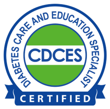 CDCES Certified badge logo with a blue circular border, green inner circle with blue text, and a blue ribbon at the bottom.