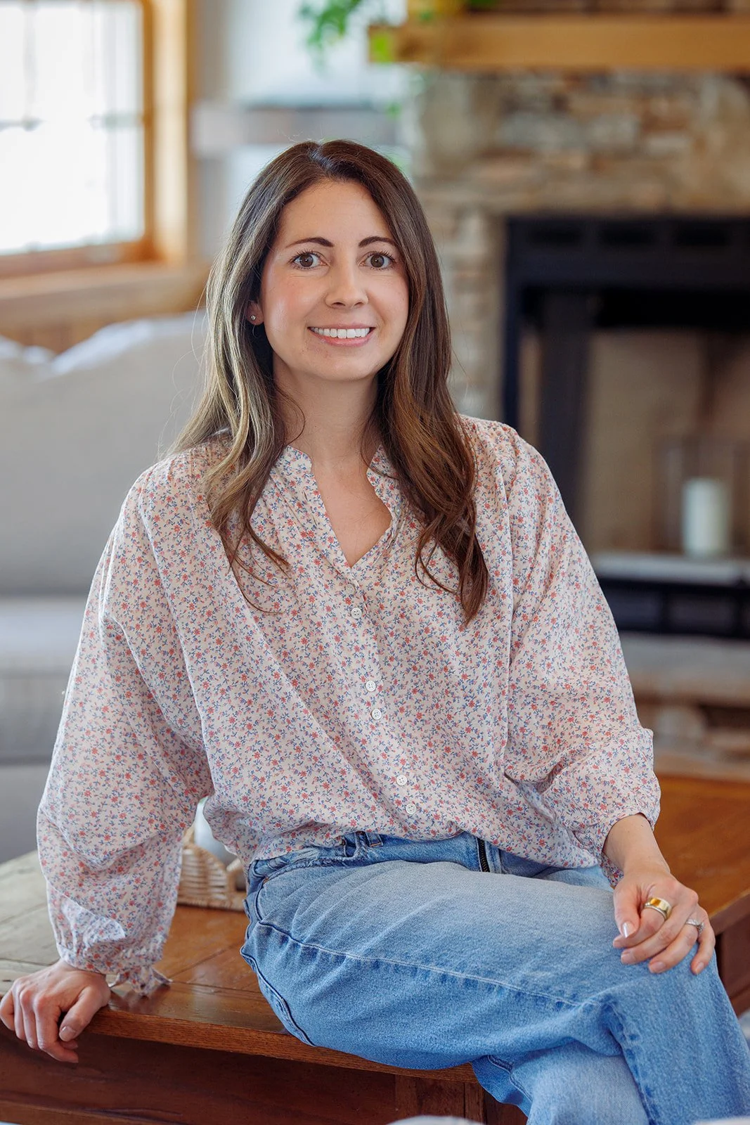 Sandy Adams, certified perimenopause health coach and co-host of Every Phase of Her podcast