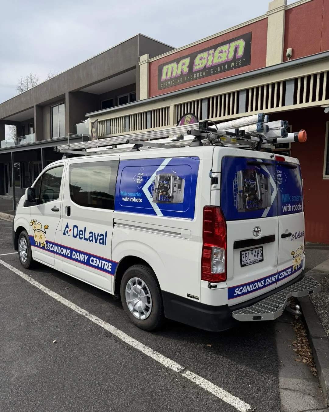 Scanlons Dairy Van