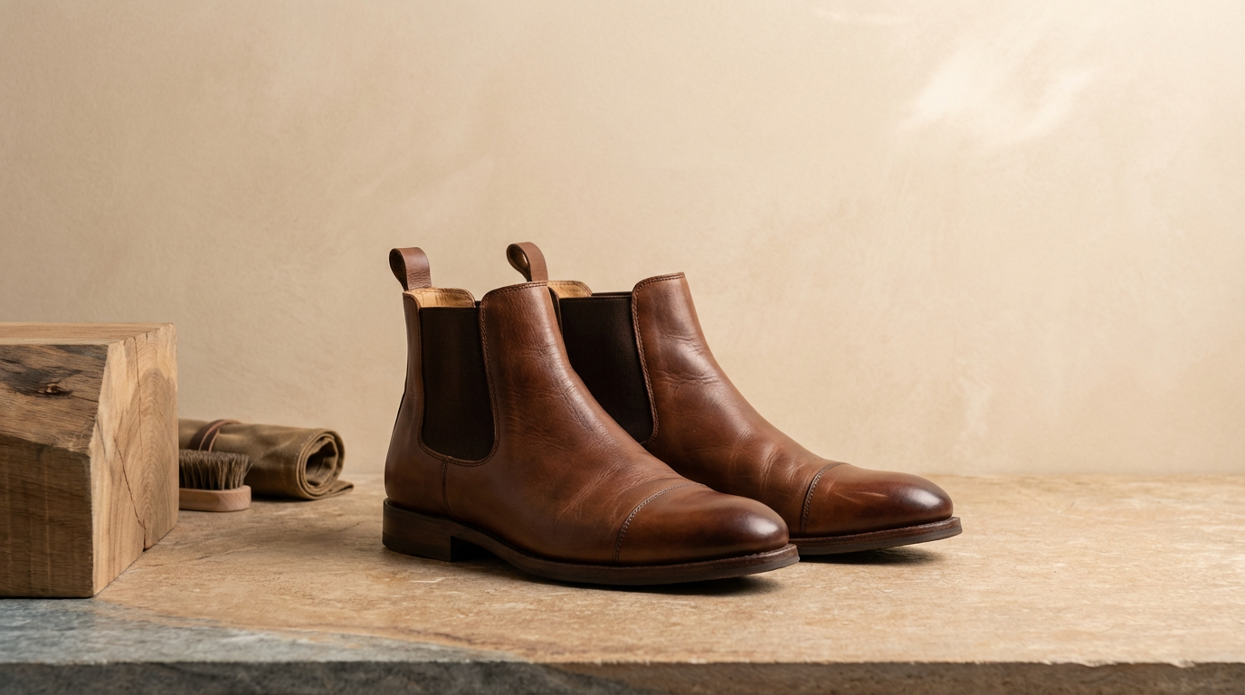 Leather Chelsea Boots