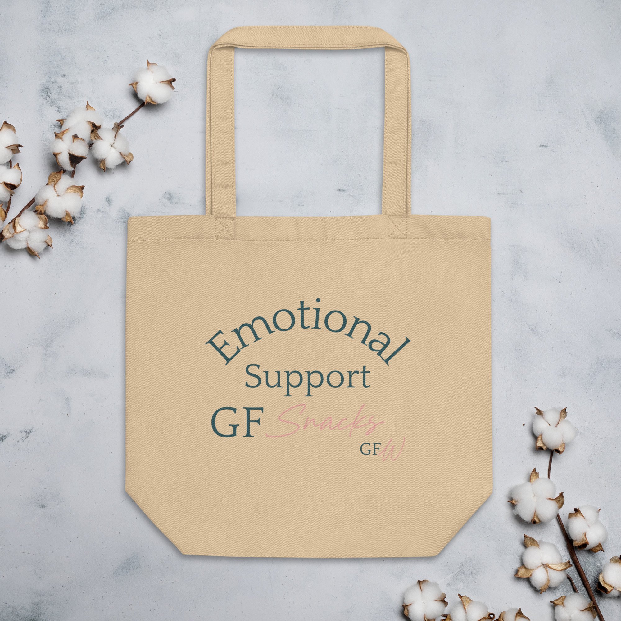 Emotional Support GF Snacks Eco Tote Bag