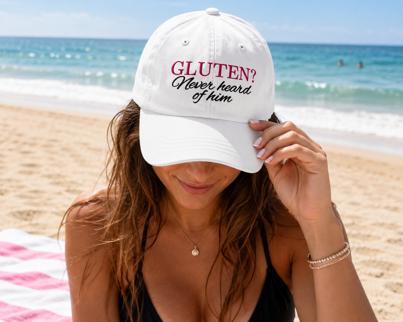 Gluten? Never Heard of Him Dad hat