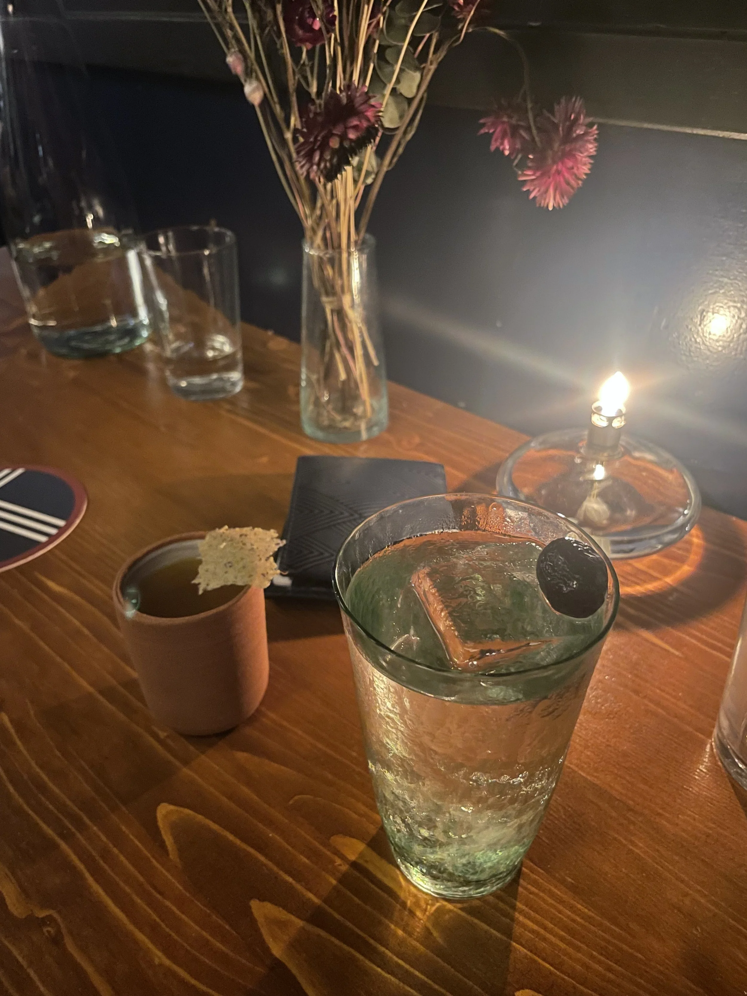 Award-winning signature cocktail at Little Red Door Paris