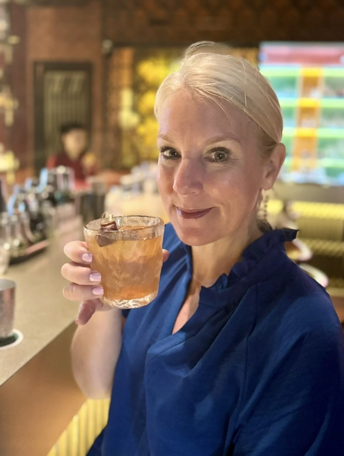 Signature cocktail at Mahaniyom Cocktail Bar Bangkok