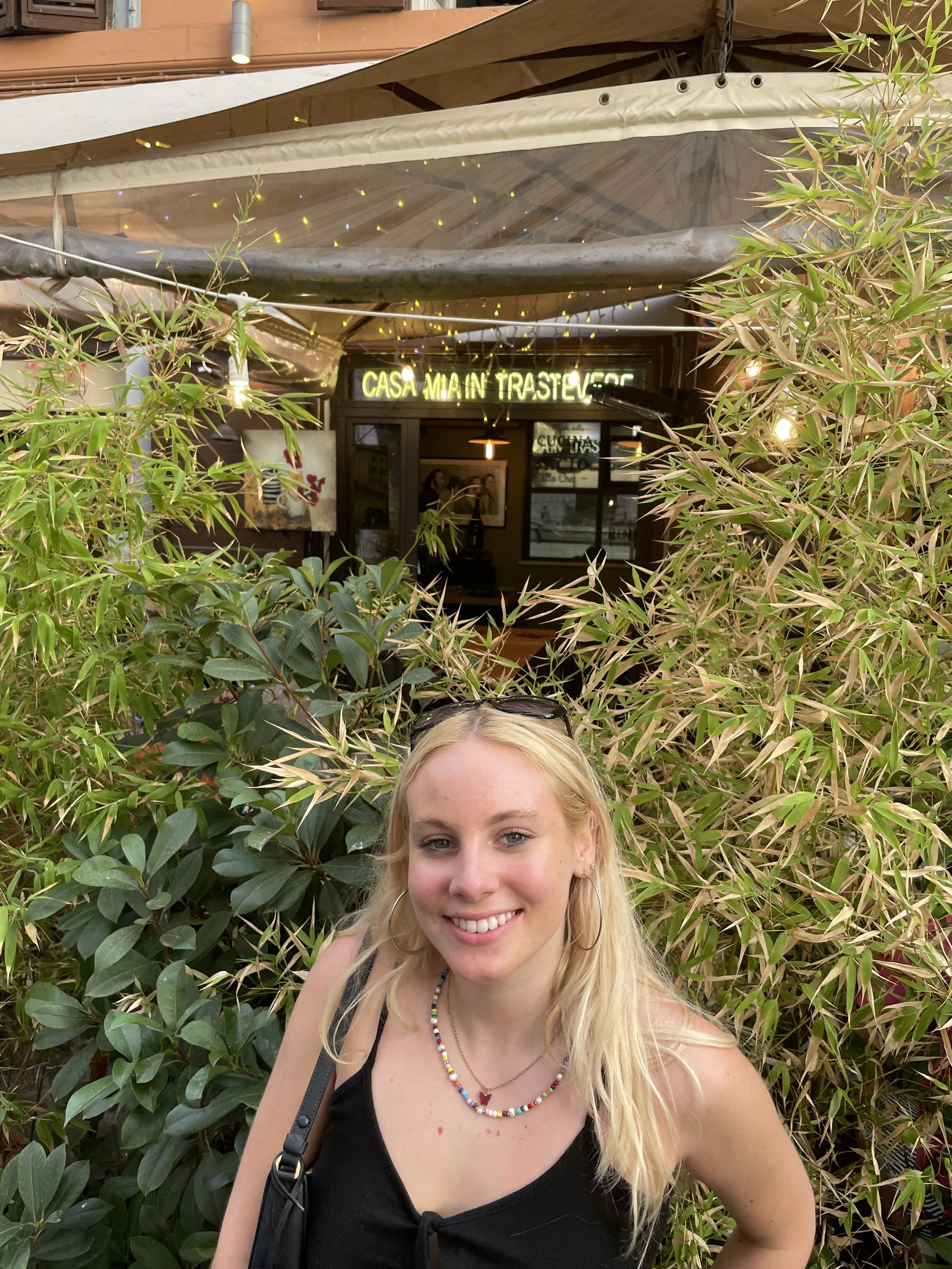 Casa Mia restaurant in Trastevere visited during a Rome food tour