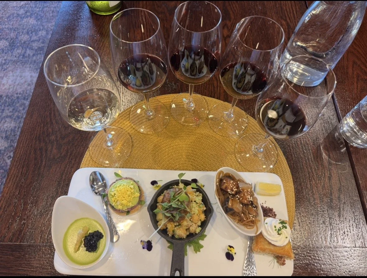 Chef’s Tasting Experience wine and food pairing at Peju Winery