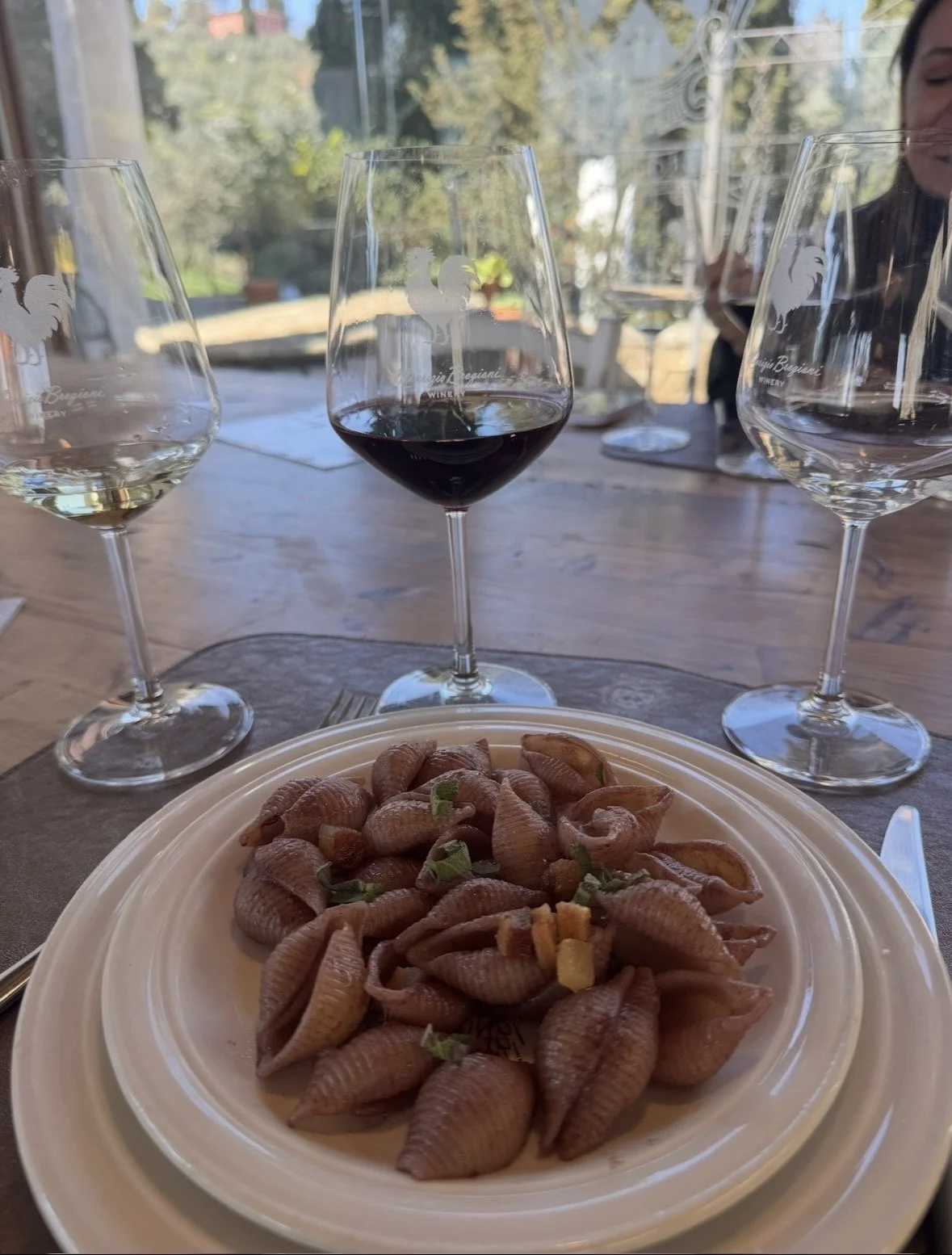 Tuscan lunch paired with Chianti Classico wine at Maurizio Brogioni Winery