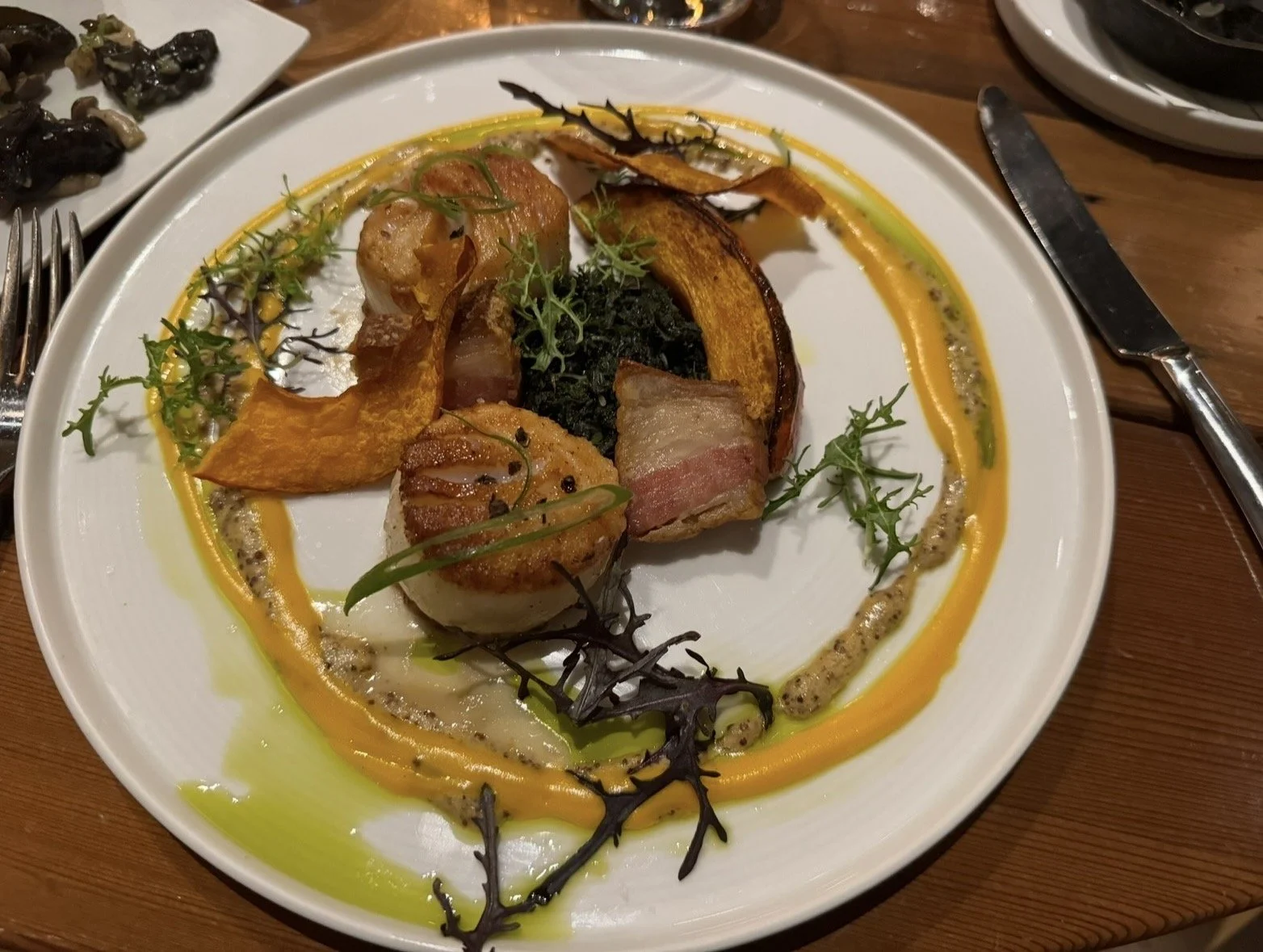 Seasonal California cuisine at TORC restaurant Napa Valley