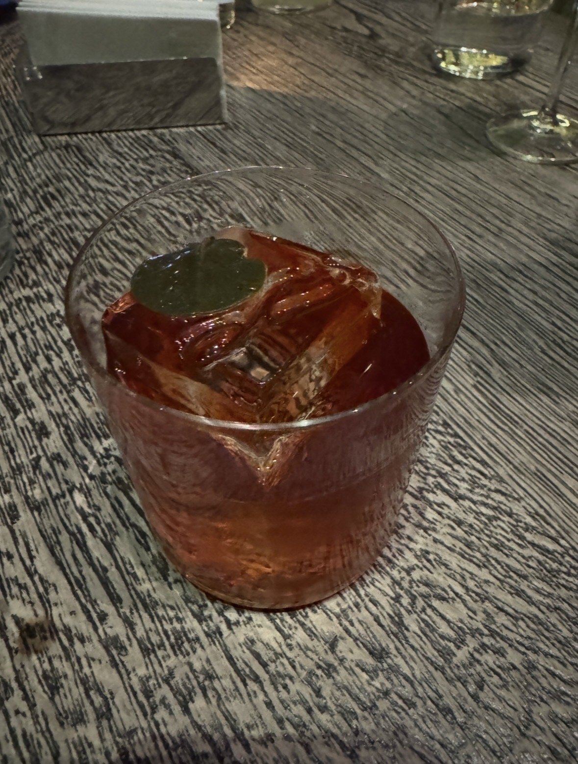 Signature craft cocktail at Locale Firenze in Florence