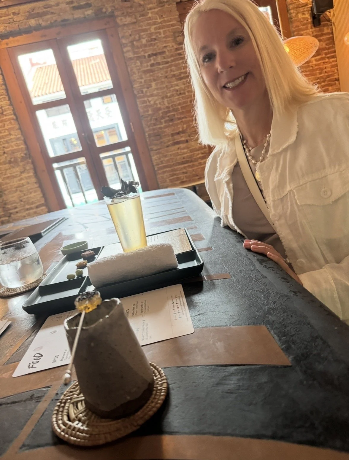 Guest enjoying a cocktail experience at Native, one of Singapore's acclaimed cocktail bars.