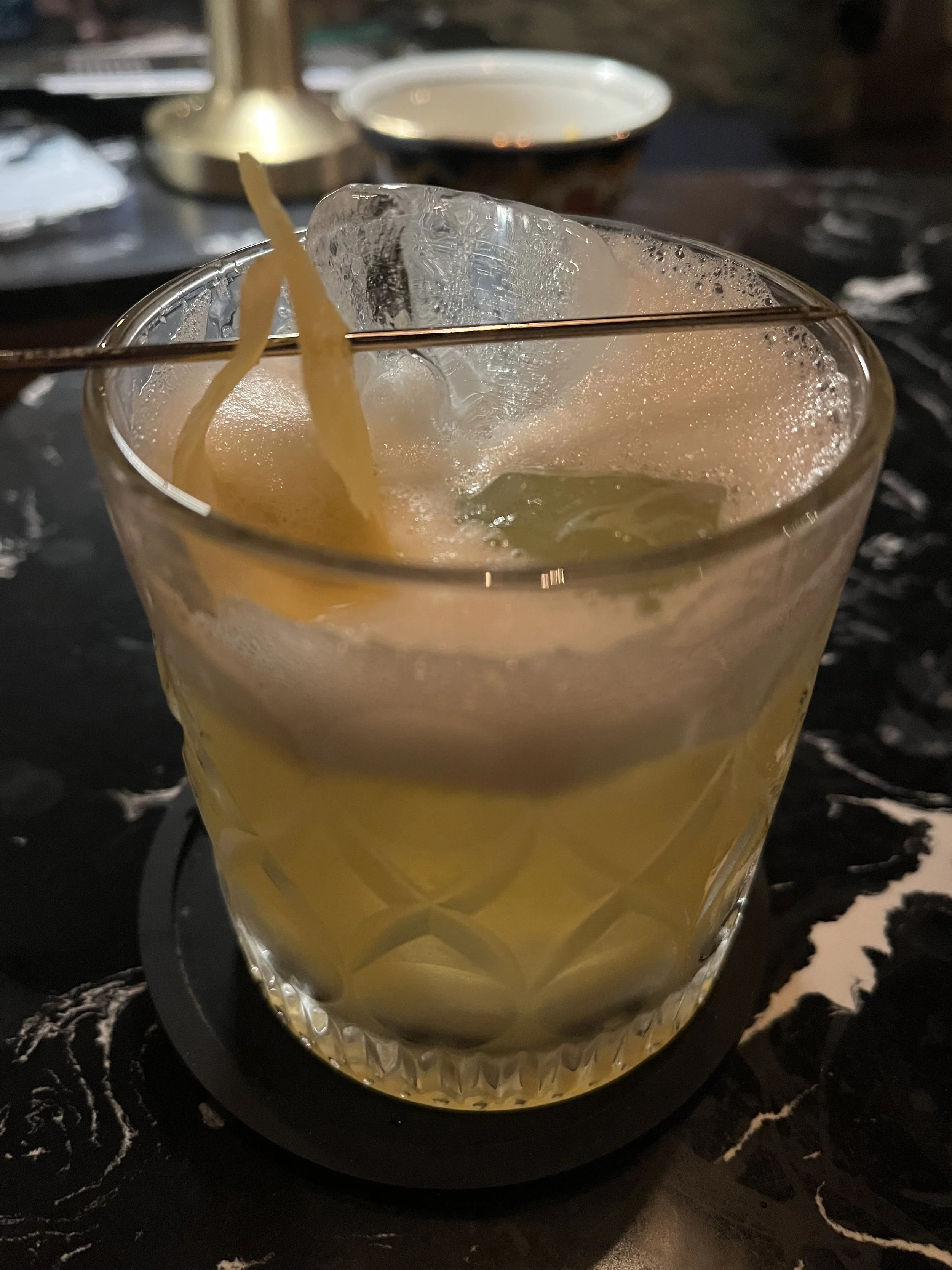 Signature cocktail served at Archipelago bar in George Town Penang