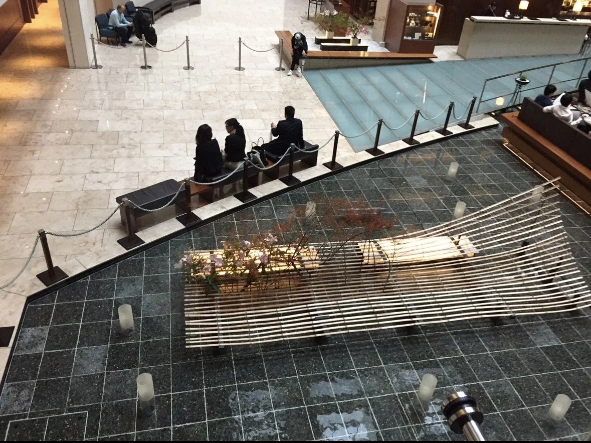 InterContinental Strings Tokyo lobby seating area with contemporary design