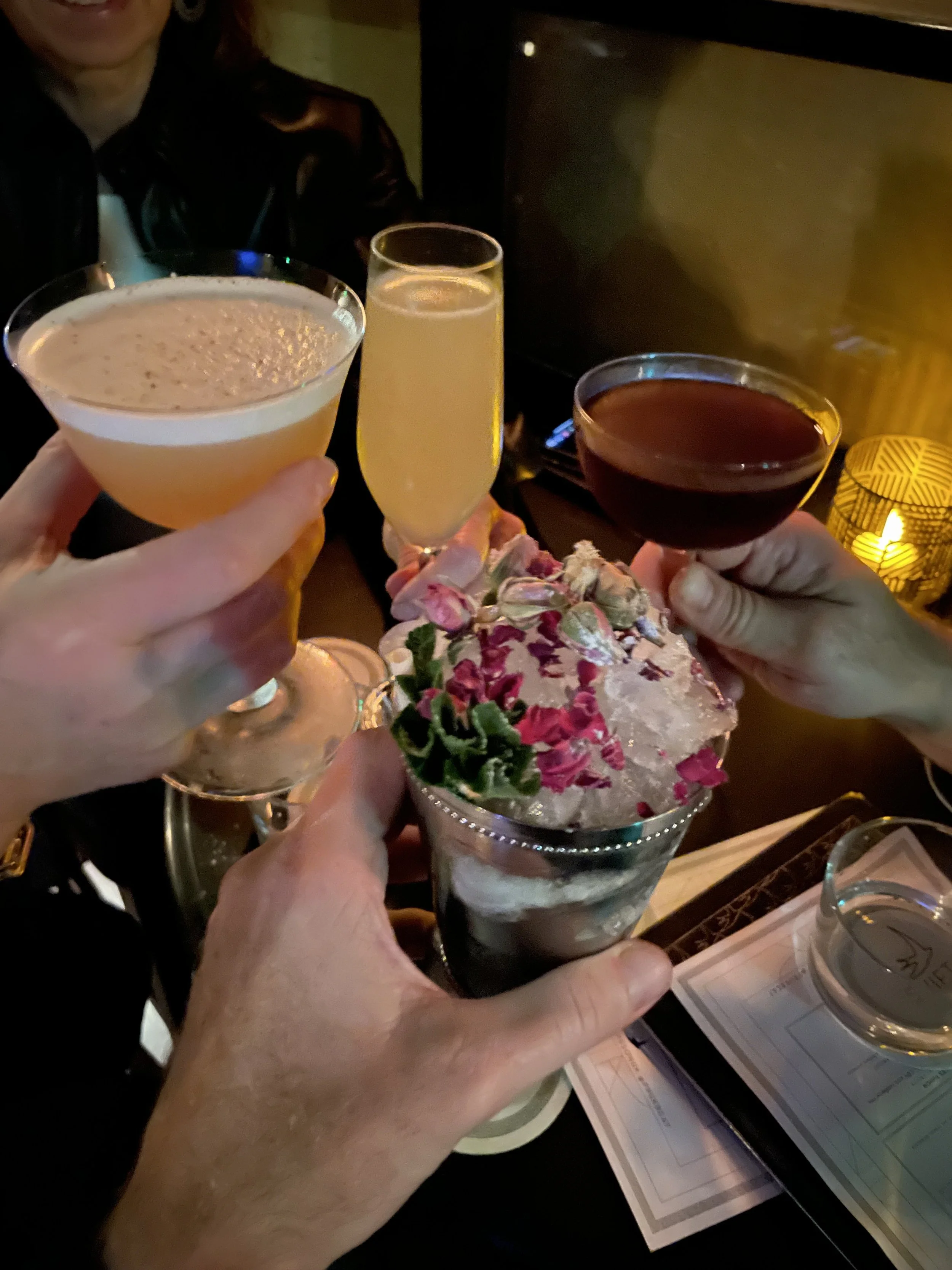 Cocktails at Swift cocktail bar in Soho London