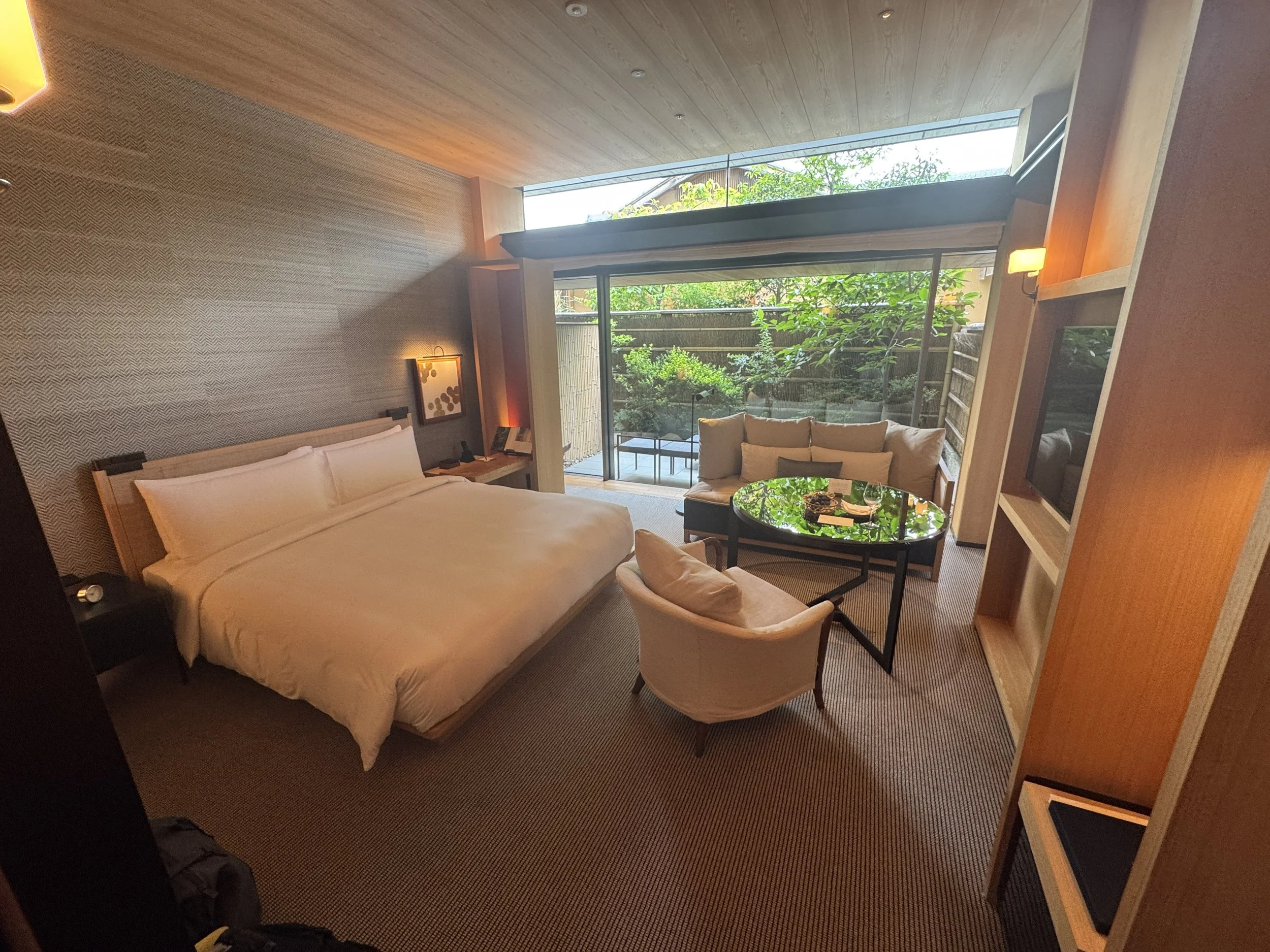 Park Hyatt Kyoto hotel room with traditional Japanese design