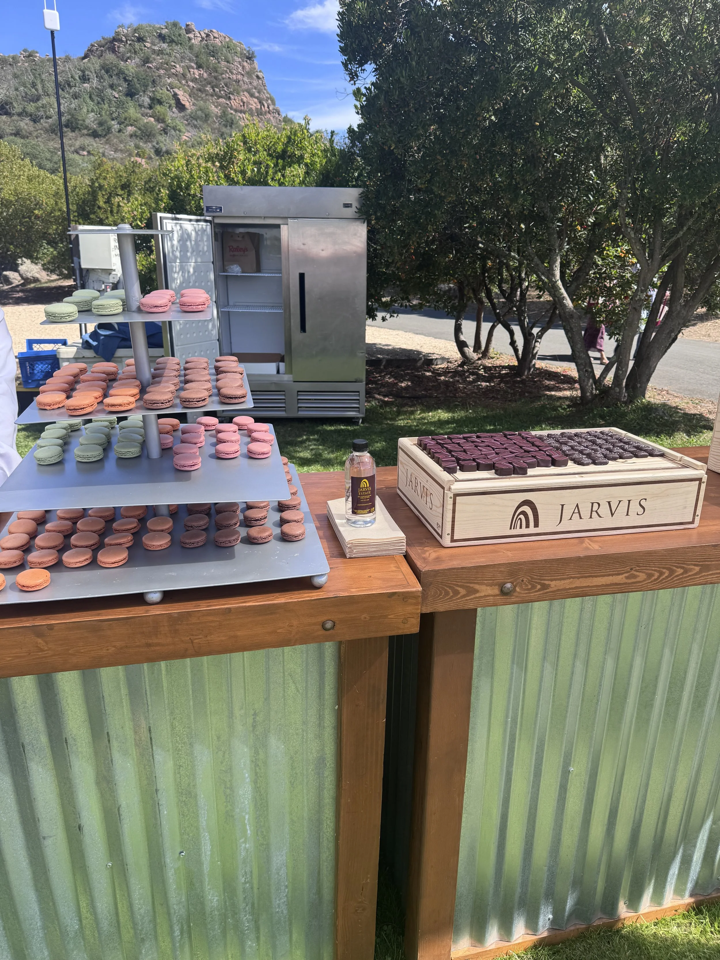 Macaron and dessert station at the 2026 Jarvis Estate Harvest Festival