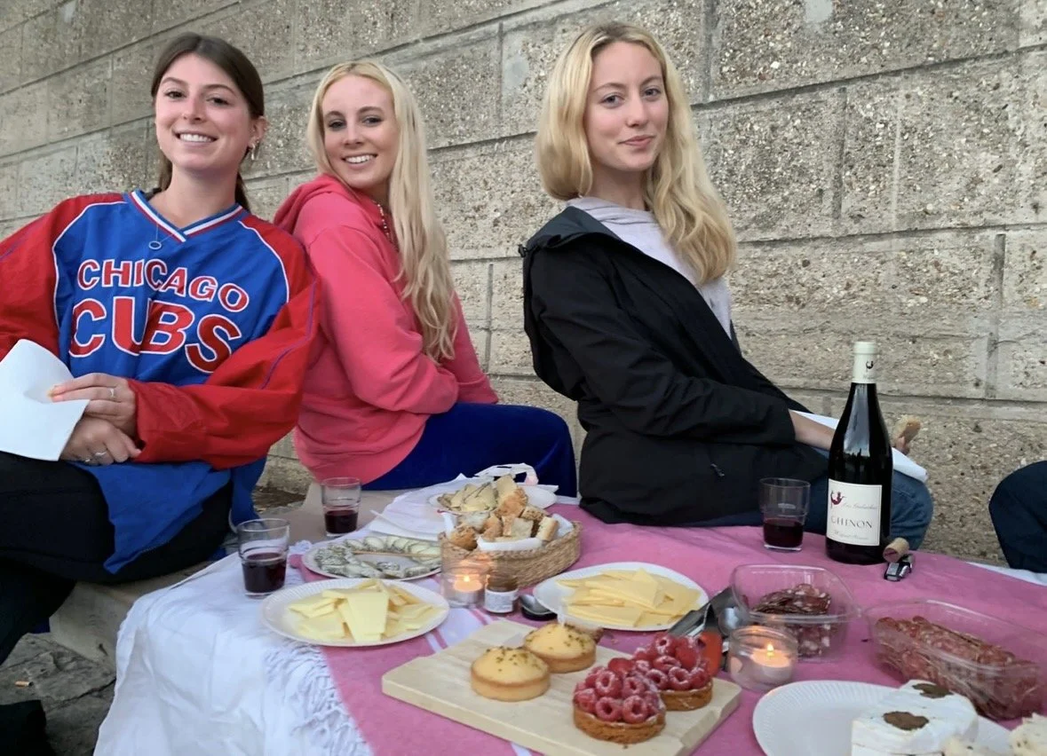 Picnic with Champagne along the Seine River in Paris