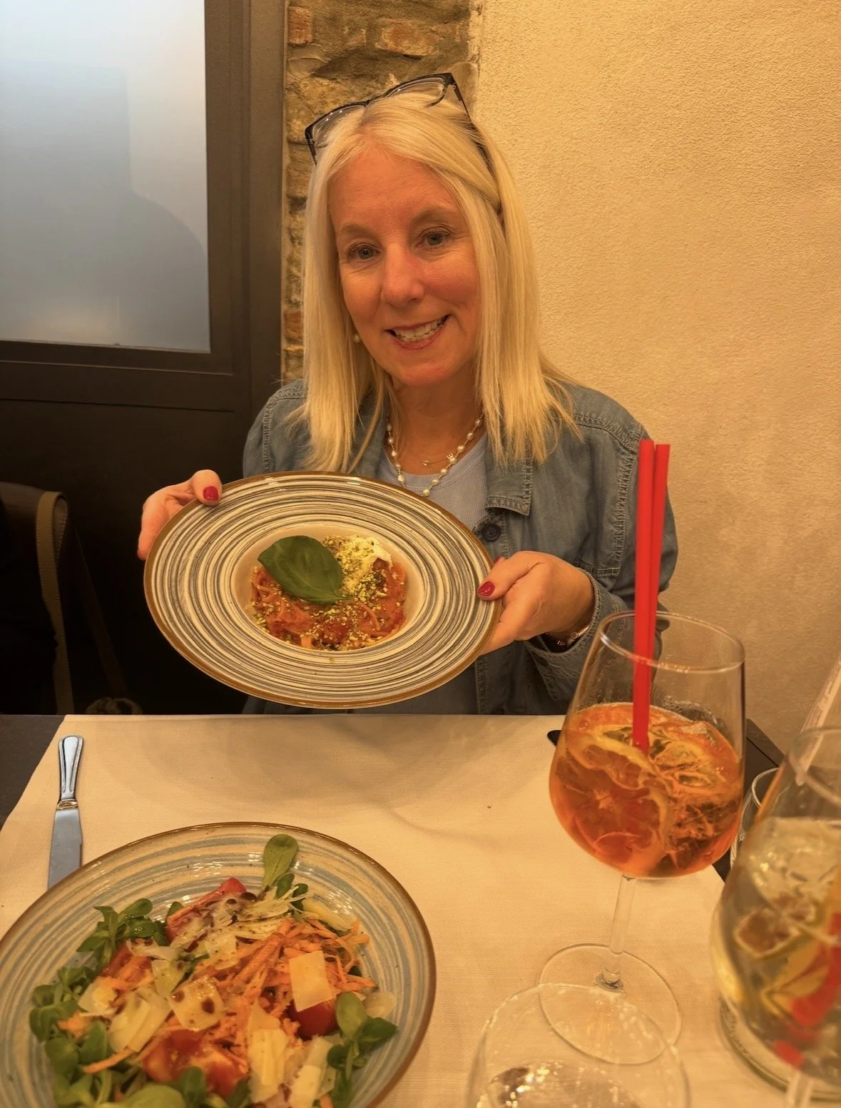 Enjoying traditional Tuscan cuisine at Da Nasone restaurant in Florence